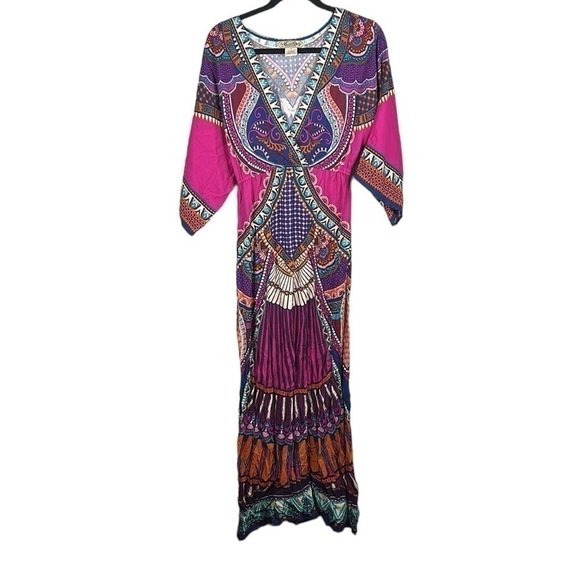 Flying Tomato Boho Maxi Dress Size S - Picture 4 of 11
